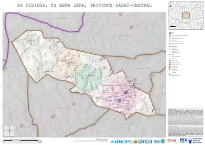 Microplanning: Dibinga, Bena-Leka, Kananga, Kasai-Central, COD (2025)