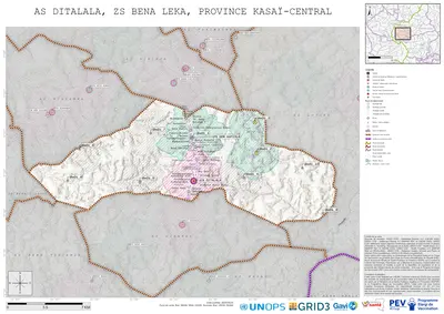 Microplanning: Ditalala, Bena-Leka, Kananga, Kasai-Central, COD (2025)