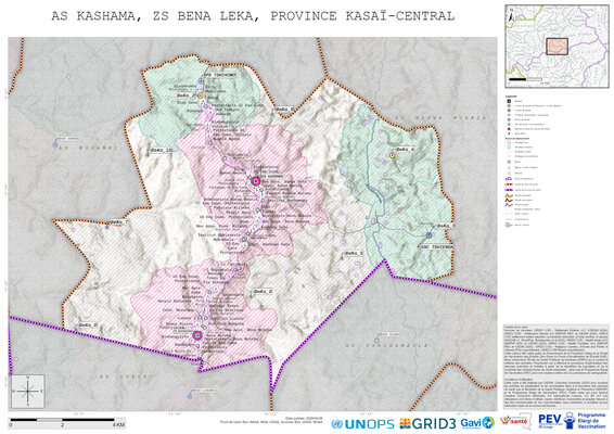 Microplanning: Kashama, Bena-Leka, Kananga, Kasai-Central, COD (2025)