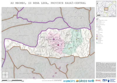 Microplanning: Mbombo, Bena-Leka, Kananga, Kasai-Central, COD (2025)