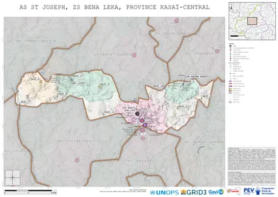 Microplanning: St-Joseph, Bena-Leka, Kananga, Kasai-Central, COD (2025)
