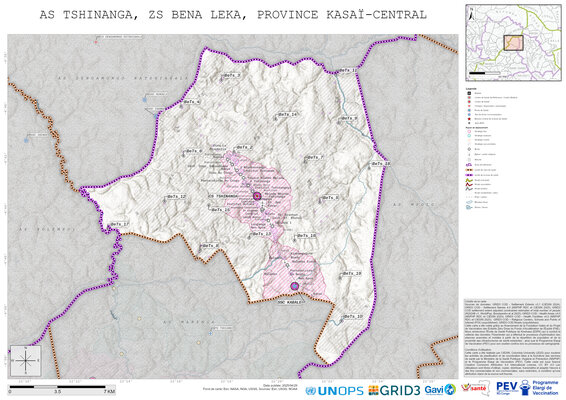 Microplanning: Tshinanga, Bena-Leka, Kananga, Kasai-Central, COD (2025)