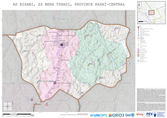 Microplanning: Bisabi, Bena-Tshadi, Kananga, Kasai-Central, COD (2025)