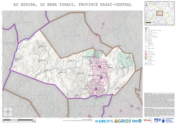 Microplanning: Nshiba, Bena-Tshadi, Kananga, Kasai-Central, COD (2025)