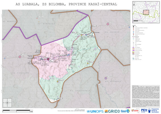 Microplanning: Luabala, Bilomba, Kananga, Kasai-Central, COD (2025)