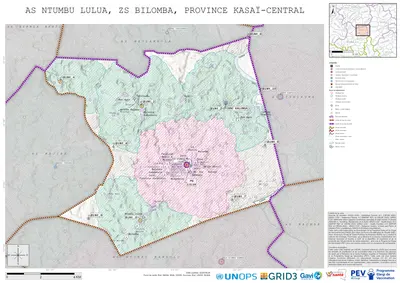 Microplanning: Ntumbu-Lulua, Bilomba, Kananga, Kasai-Central, COD (2025)