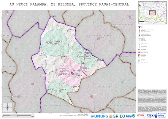 Microplanning: Nzuji-Kalamba, Bilomba, Kananga, Kasai-Central, COD (2025)