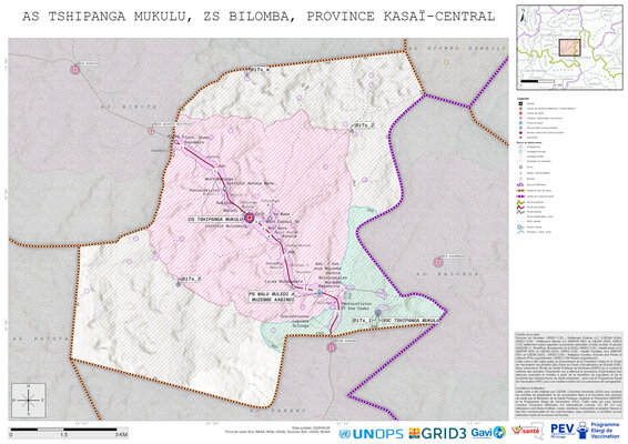 Microplanning: Tshipanga-Mukulu, Bilomba, Kananga, Kasai-Central, COD (2025)