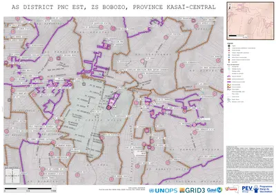 Microplanning: District-Pnc-Est, Bobozo, Kananga, Kasai-Central, COD (2025)