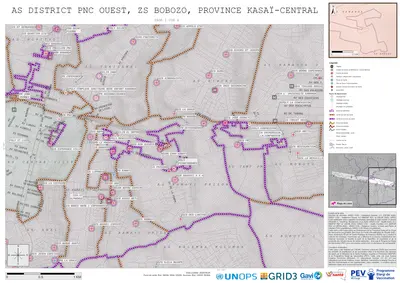 Microplanning: District-Pnc-Ouest, Bobozo, Kananga, Kasai-Central, COD (2025)