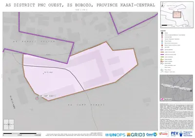 A: District-Pnc-Ouest, Bobozo, Kananga, Kasai-Central, COD (2025)