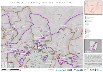 Microplanning: Ville, Bobozo, Kananga, Kasai-Central, COD (2025)