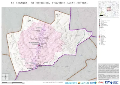 Microplanning: Dibanda, Bunkonde, Kananga, Kasai-Central, COD (2025)