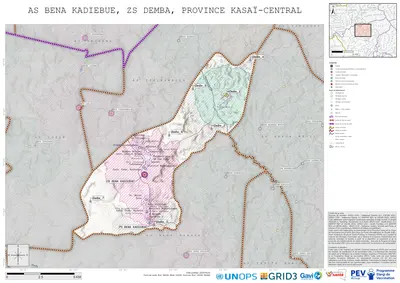 Microplanning: Bena-Kadiebue, Demba, Kananga, Kasai-Central, COD (2025)