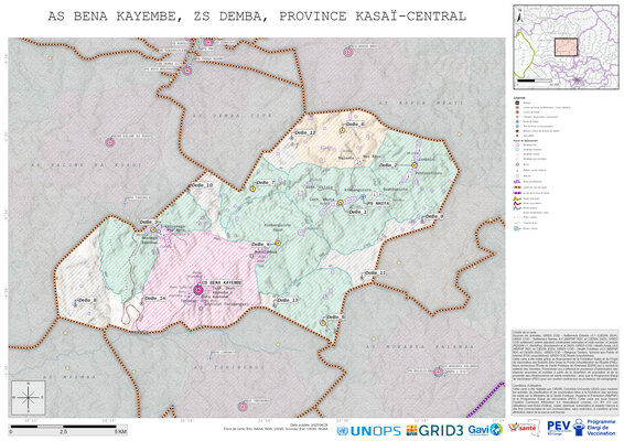 Microplanning: Bena-Kayembe, Demba, Kananga, Kasai-Central, COD (2025)