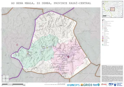 Microplanning: Bena-Mbala, Demba, Kananga, Kasai-Central, COD (2025)