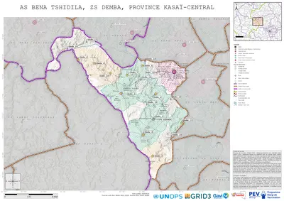 Microplanning: Bena-Tshidila, Demba, Kananga, Kasai-Central, COD (2025)