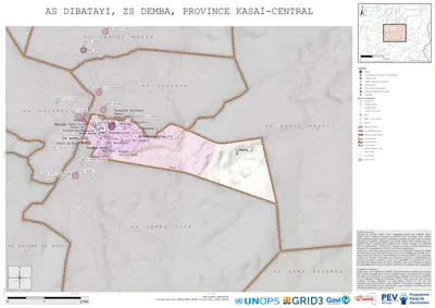 Microplanning: Dibatayi, Demba, Kananga, Kasai-Central, COD (2025)