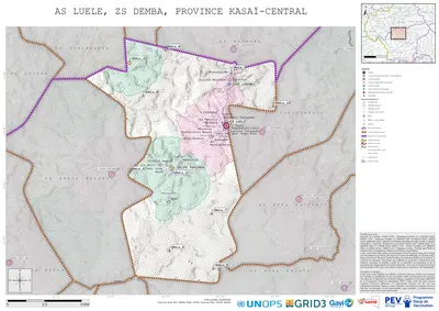 Microplanning: Luele, Demba, Kananga, Kasai-Central, COD (2025)