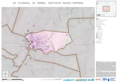 Microplanning: Lusanga, Demba, Kananga, Kasai-Central, COD (2025)