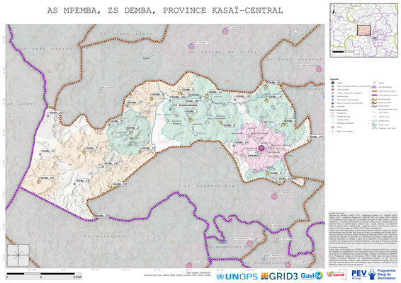 Microplanning: Mpemba, Demba, Kananga, Kasai-Central, COD (2025)