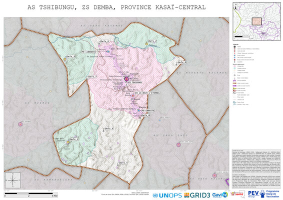 Microplanning: Tshibungu, Demba, Kananga, Kasai-Central, COD (2025)