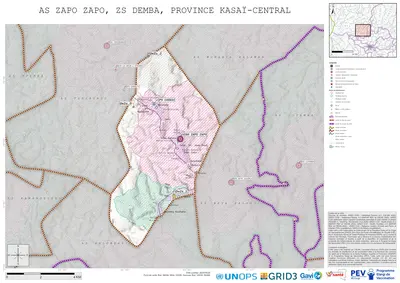 Microplanning: Zapo-Zapo, Demba, Kananga, Kasai-Central, COD (2025)