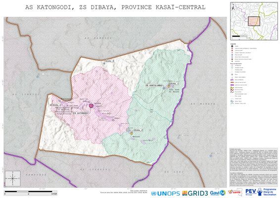 Microplanning: Katongodi, Dibaya, Kananga, Kasai-Central, COD (2025)