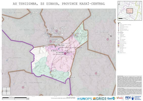Microplanning: Tshidimba, Dibaya, Kananga, Kasai-Central, COD (2025)