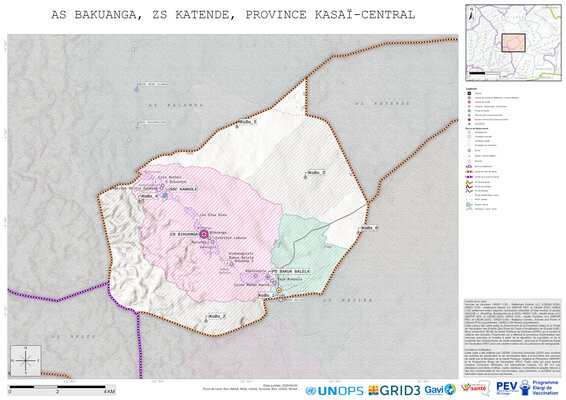 Microplanning: Bakuanga, Katende, Kananga, Kasai-Central, COD (2025)
