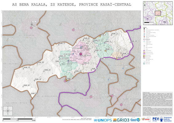 Microplanning: Bena-Kalala, Katende, Kananga, Kasai-Central, COD (2025)