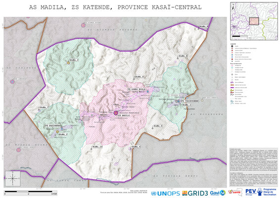 Microplanning: Madila, Katende, Kananga, Kasai-Central, COD (2025)
