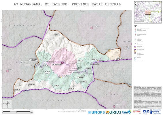 Microplanning: Musangana, Katende, Kananga, Kasai-Central, COD (2025)
