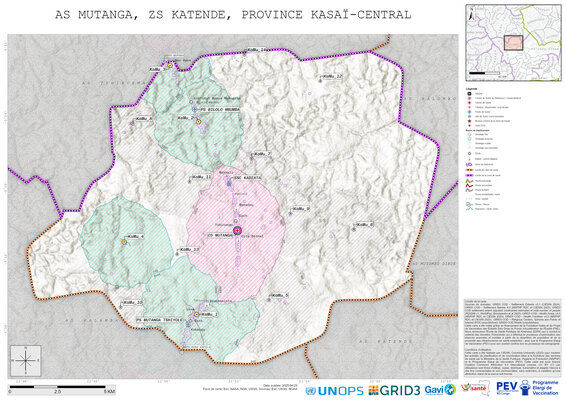 Microplanning: Mutanga, Katende, Kananga, Kasai-Central, COD (2025)