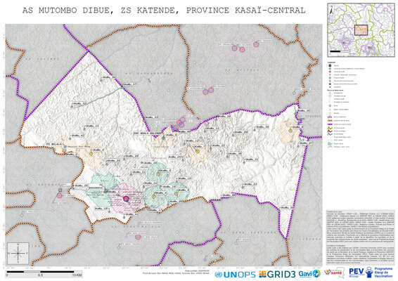 Microplanning: Mutombo-Dibue, Katende, Kananga, Kasai-Central, COD (2025)