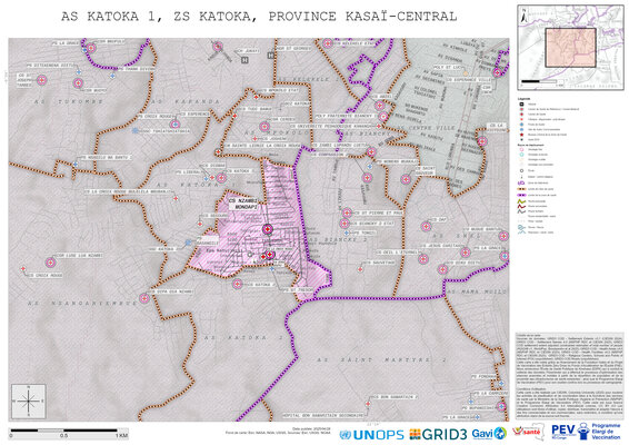 Microplanning: Katoka-1, Katoka, Kananga, Kasai-Central, COD (2025)