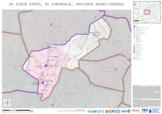 Microplanning: Dibue-Dietu, Lubondaie, Kananga, Kasai-Central, COD (2025)