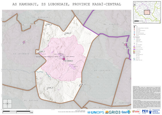 Microplanning: Kamuanji, Lubondaie, Kananga, Kasai-Central, COD (2025)