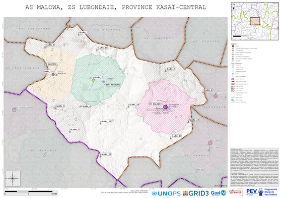 Microplanning: Malowa, Lubondaie, Kananga, Kasai-Central, COD (2025)