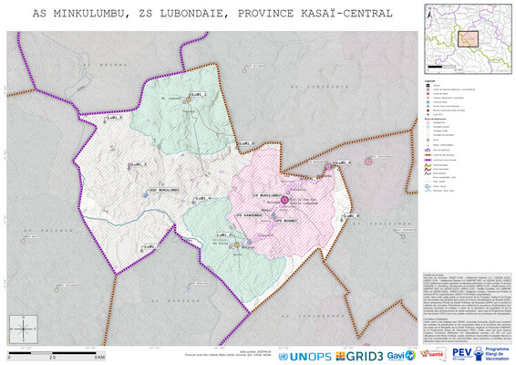 Microplanning: Minkulumbu, Lubondaie, Kananga, Kasai-Central, COD (2025)