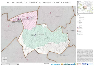 Microplanning: Tshidimba, Lubondaie, Kananga, Kasai-Central, COD (2025)