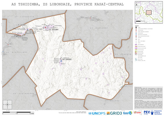 A: Tshidimba, Lubondaie, Kananga, Kasai-Central, COD (2025)