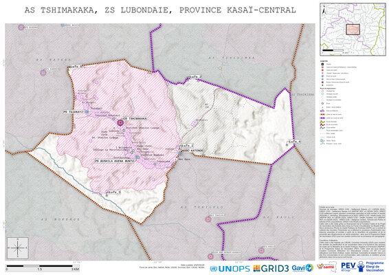 Microplanning: Tshimakaka, Lubondaie, Kananga, Kasai-Central, COD (2025)