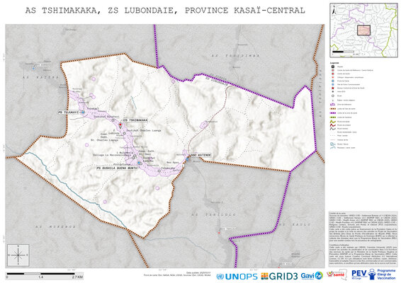 A: Tshimakaka, Lubondaie, Kananga, Kasai-Central, COD (2025)