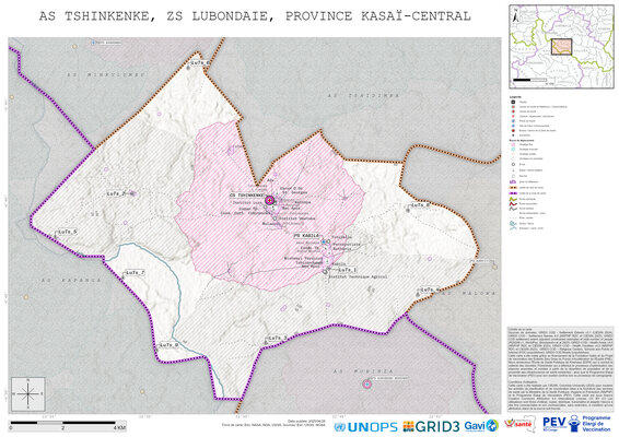 Microplanning: Tshinkenke, Lubondaie, Kananga, Kasai-Central, COD (2025)