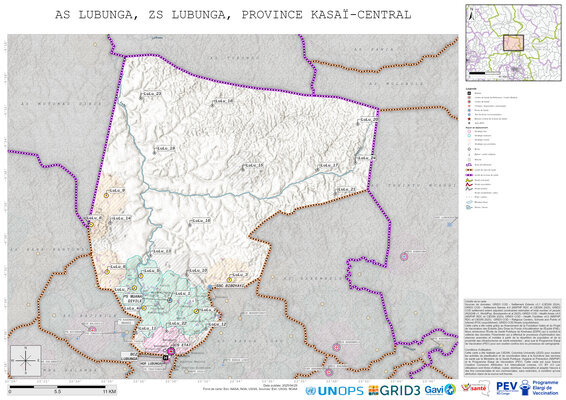 Microplanning: Lubunga, Lubunga, Kananga, Kasai-Central, COD (2025)