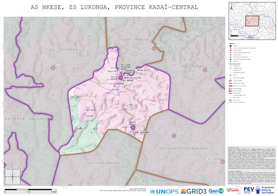 Microplanning: Nkese, Lukonga, Kananga, Kasai-Central, COD (2025)