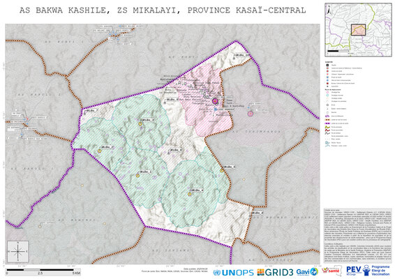 Microplanning: Bakwa-Kashile, Mikalayi, Kananga, Kasai-Central, COD (2025)