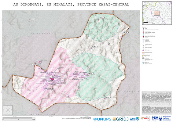 Microplanning: Dikongayi, Mikalayi, Kananga, Kasai-Central, COD (2025)