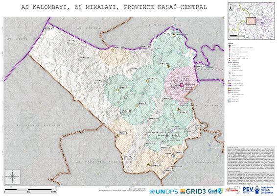 Microplanning: Kalombayi, Mikalayi, Kananga, Kasai-Central, COD (2025)